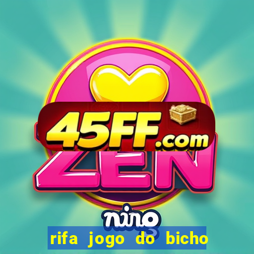 rifa jogo do bicho para imprimir
